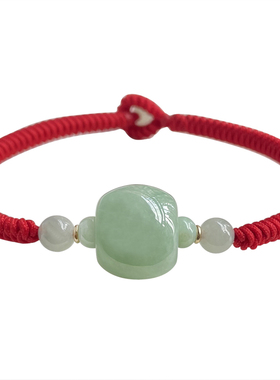 临池小满女天然翡翠国风小清新