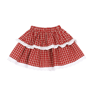 小O宝童装 宝宝甜美春装套装女洋气2026新款女童t恤小红帽两件套