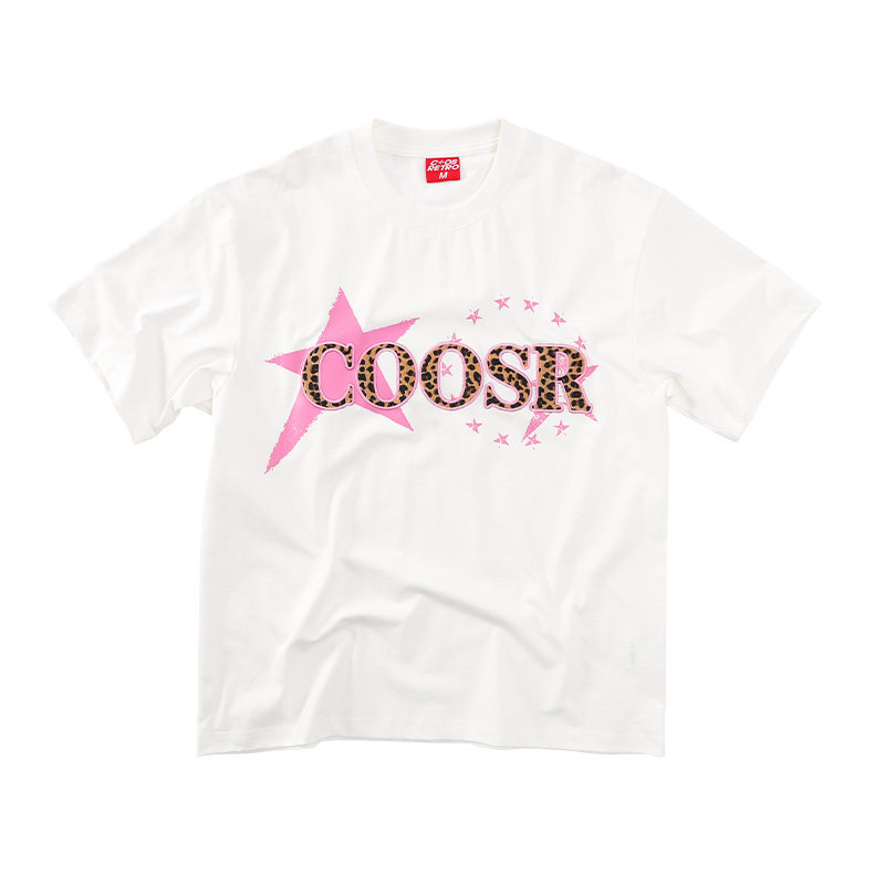 CoosRetro豹纹星芒防晒抑菌T恤