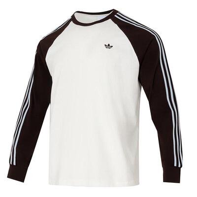 Adidas阿迪达斯三叶草男装2026春季新款简约百搭长袖T恤HZ3829