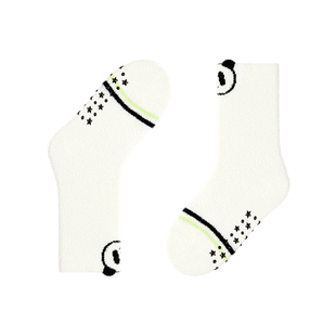 儿童袜子珊瑚绒秋冬季保暖睡眠睡觉男女童室内毛巾宝宝防滑地板袜