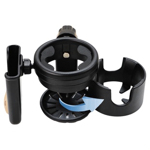 婴儿车推车杯架遛娃神器奶瓶收纳杯托手机架三合一水杯奶茶架配件