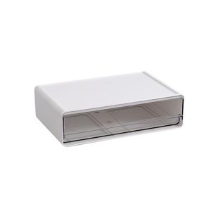 台式电脑显示器增高架办公桌面抽屉收纳盒垫高底座可叠加置物架子