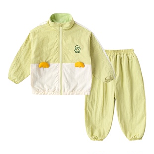 嘟嘟家儿童套装男童上衣裤子冬女童外套运动裤洋气时髦宝宝两件套