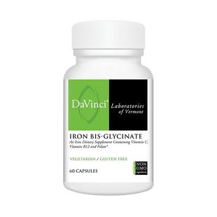 Davinci达文启实验室补铁甘氨酸亚铁胶囊贫血女性孕妇成人养气色