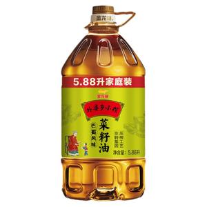 金龙鱼菜籽油外婆乡小榨菜籽油5.88L巴蜀风味物理压榨食用油家用