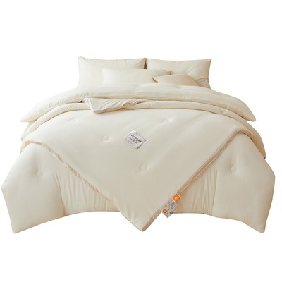 红豆大豆纤维被子母被二合一拉链