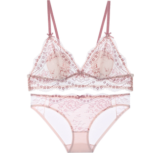 三角裤女蕾丝性感内裤低腰纯棉底裆透气<不支持7天无理由退货>