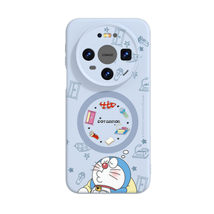 多啦A梦适用华为Mate80proMax手机壳磁吸mate80新款70pro外壳2025液态硅胶60保护套50全包40防摔air高级+系列