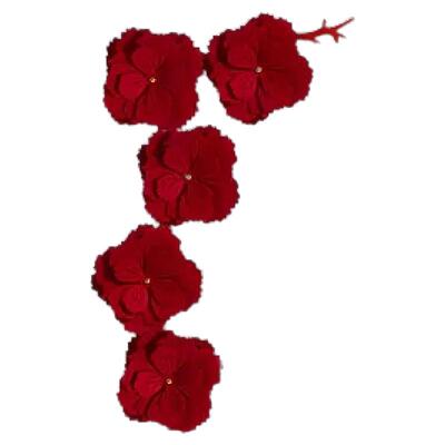 床头装饰结婚卧室拉花喜字背景墙