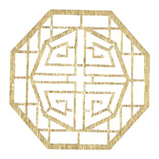 中秋节新中式古风木质雕刻镂空插件装饰挂件礼物礼品生日装扮材料