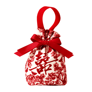 喜糖袋2026新款结婚糖盒伴手礼订婚专用婚礼礼盒空盒布袋子包装袋