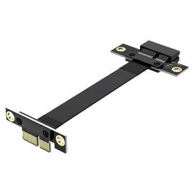 PCI-E3.0 PCIEx1延长线1X接口 网卡声卡小插槽 1X 转接线立式90度