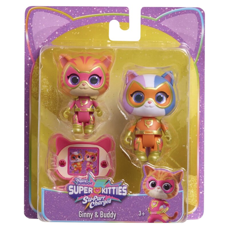 美国迪士尼SuperKitties超级小猫战队英雄碧琪斯帕克手办公仔玩偶