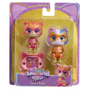 美国迪士尼SuperKitties超级小猫战队英雄碧琪斯帕克手办公仔玩偶