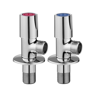 九牧加长角阀全铜三角阀加厚热水器马桶冷热水通用阀门八字阀长丝