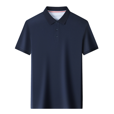 恒源祥男士长绒棉短袖POLO衫