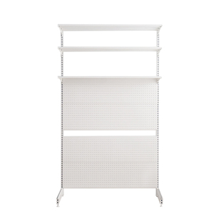 五金少女洞洞板书架桌上书柜立式落地展示学习收纳一体书桌置物架