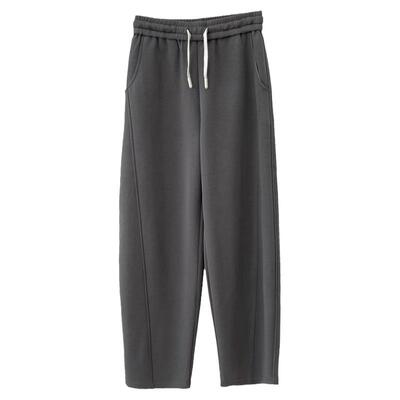 宽松直筒休闲阔腿裤女春季裤子