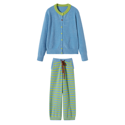 almondrocks半边绒家居服套装