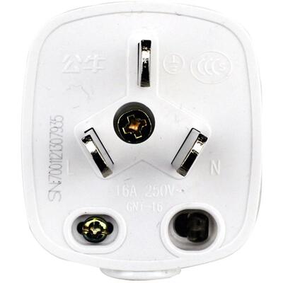 公牛插头二两三角四项不带线