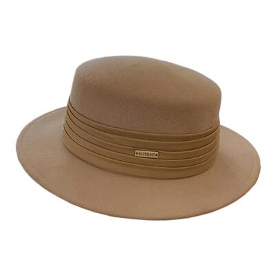 2024新款羊毛礼帽英伦复古赫本风