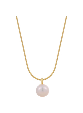 单颗珍珠吊坠项链高级感轻奢小众