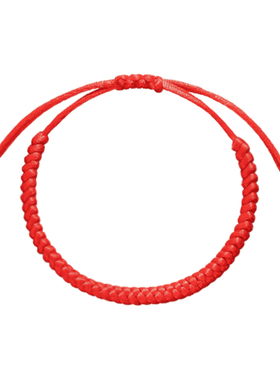 2026年马年本命年太岁红绳手链女款手工编织金刚结腕绳送家人手绳