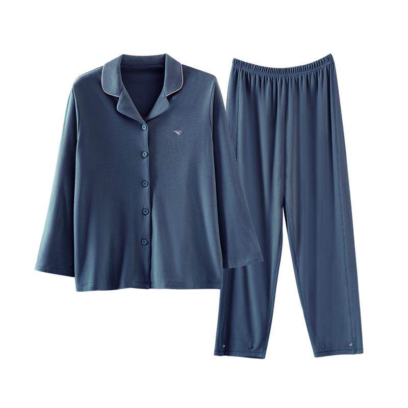 【明星同款】山海游男士中老年深睡衣送父亲爸爸家居服两件套装