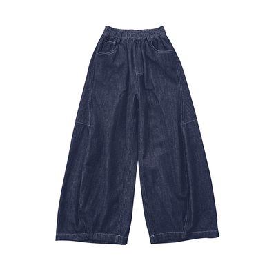 冷大娘中大童加绒保暖牛仔裤