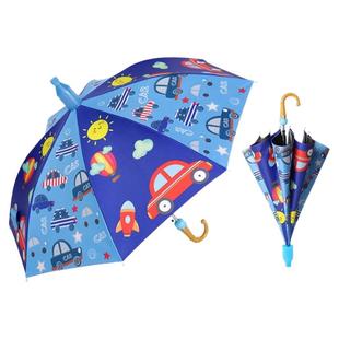 儿童雨伞卡通晴雨两用男女孩幼儿园小学生上学专用宝宝遮阳黑胶伞