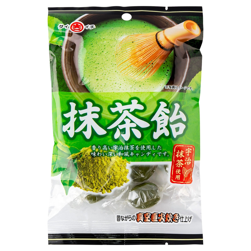 日本进口大一制果抹茶饴 宇治抹茶硬糖独立包装和风休闲糖果喜糖