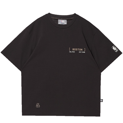 【NBA联名凯尔特人队】杰克琼斯男装春季短袖T恤图案装饰圆领宽松