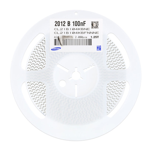 原装0805贴片电容100nF(104)±10% 50V X7R CL21B104KBFNNNE 50只