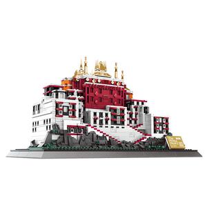 万格布达拉宫建筑模型积木