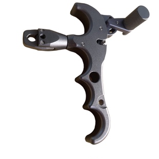 神机杆撒放器三指握撒金属360度旋转自动回单 D型鱼镖尾使用精准