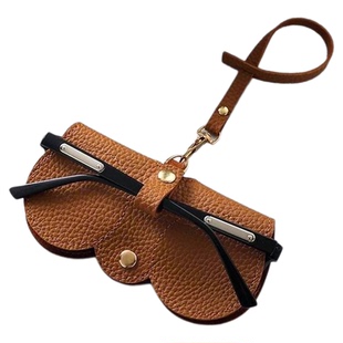 首饰袋便携墨镜盒太阳眼镜夹保护套时尚近视眼镜盒简约眼镜收纳包