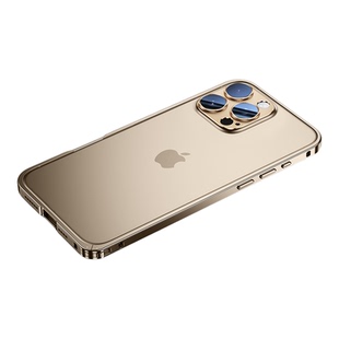 苹果金属边框手机壳卡扣铝合金1617promax卡扣壳13promax14海马弹簧扣磁吸镜头全包保护壳薄防摔