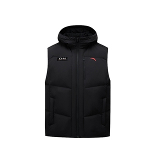 CHN系列丨安踏轻薄羽绒马甲男连帽无袖棉服运动休闲外套152547914