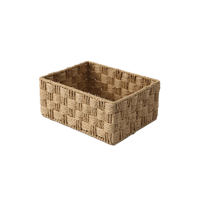 手工编织家用玄关杂物收纳筐