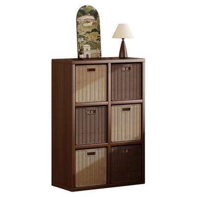 全实木格子柜加厚15mm板材