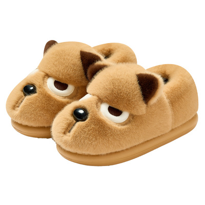 【纸老虎小汪】萌凶小狗棉拖鞋男