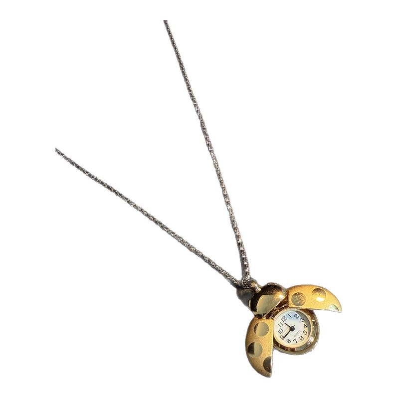 拾光匣子 NewVintage古着 Ladybug Timekeeper怀表项链 饰品配饰