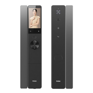 海尔天悦AI智能门锁Q600悬浮把手掌静脉人脸识别指纹密码家用锁