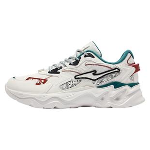 鸿星尔克运动鞋男鞋2025冬季新款皮面青少年学生加绒休闲老爹鞋子