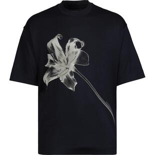 Armani阿玛尼2026夏季新款个性印花莱赛尔舒适透气高端短袖T恤男