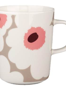 Marimekko陶瓷花卉马克杯咖啡杯