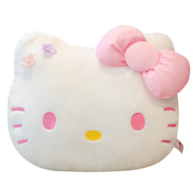 正版hellokitty公仔抱枕毛绒玩具凯蒂猫玩偶KT睡觉抱枕靠垫礼物女