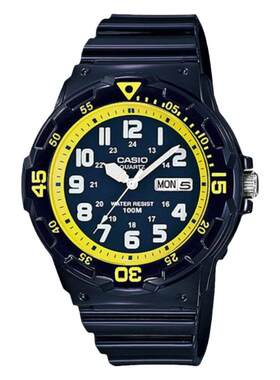 卡西欧CASIO儿童石英红色防水运动潮流初高中学生表MRW-200HC-4B