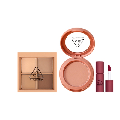 3CE/三熹玉四色眼影腮红套装